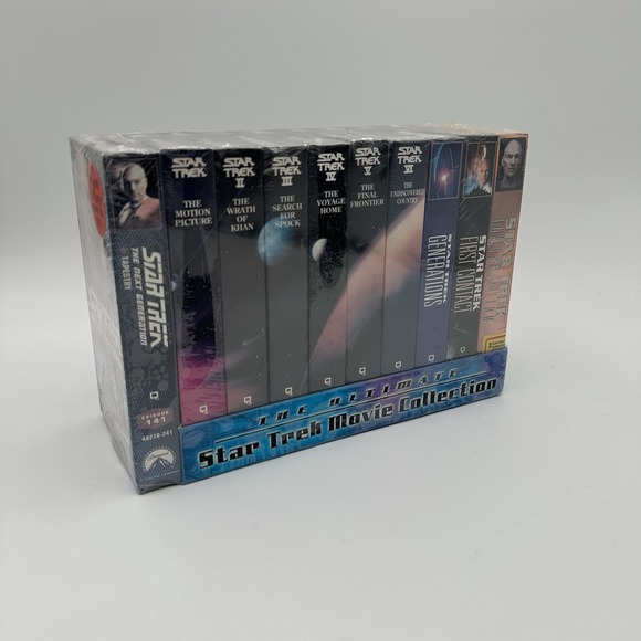 Other - SEALED Star Trek Ultimate Movie Collection VHS 10-Tape Set TNG Paramount